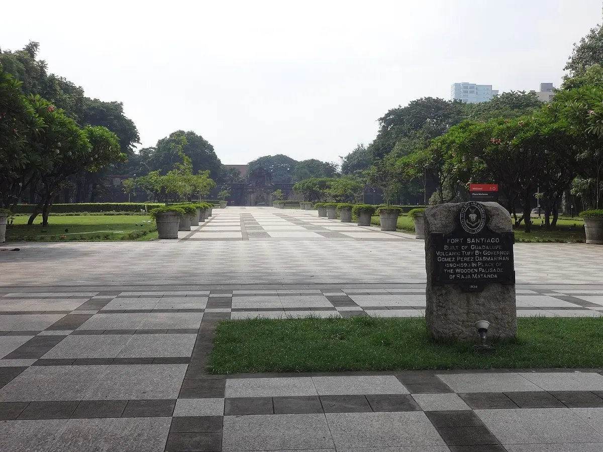 Fort Santiago with no people around