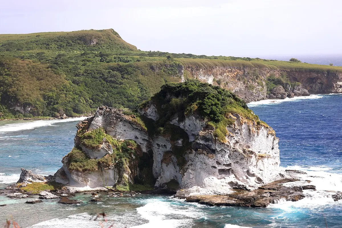 Bird Island, a rocky islet off Saipan's northeast coast