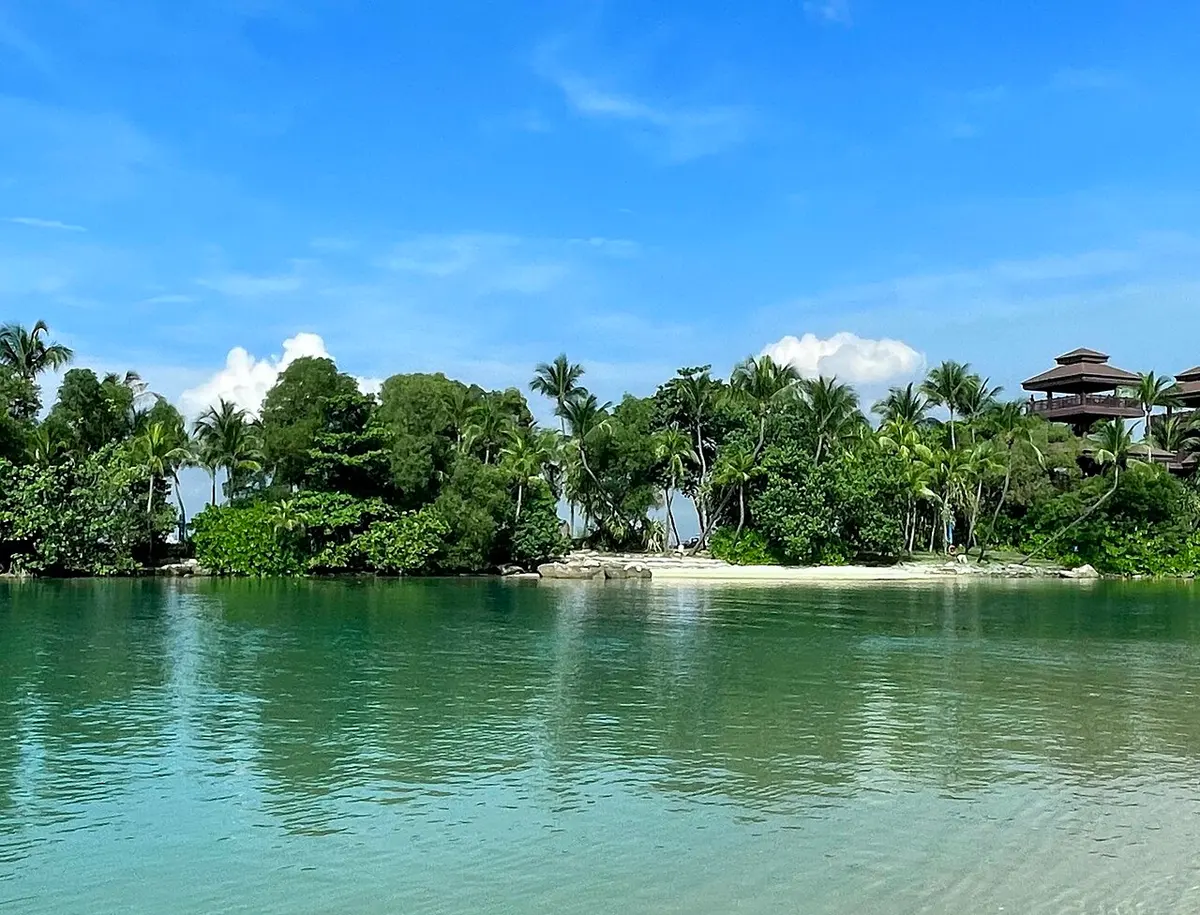 Palawan Beach on Sentosa Island